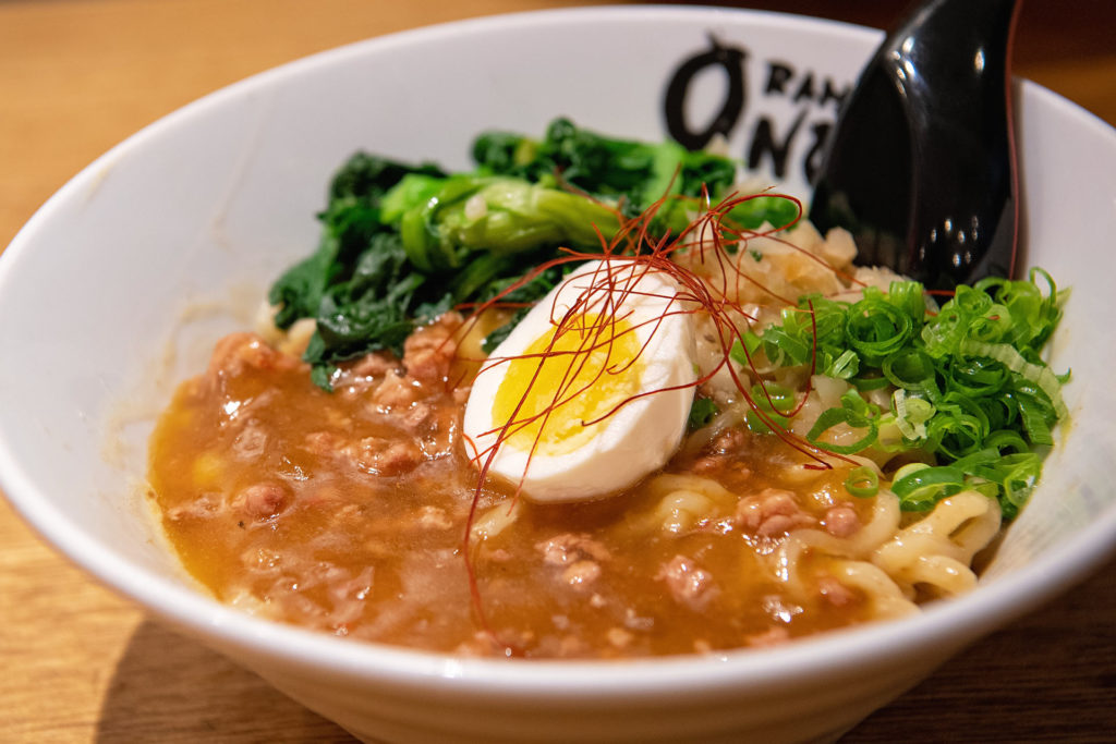 大野屋ラーメンの坦々まぜそば