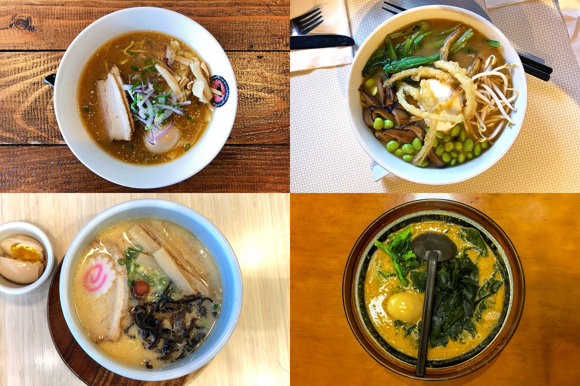 ハワイのラーメンと担々麺