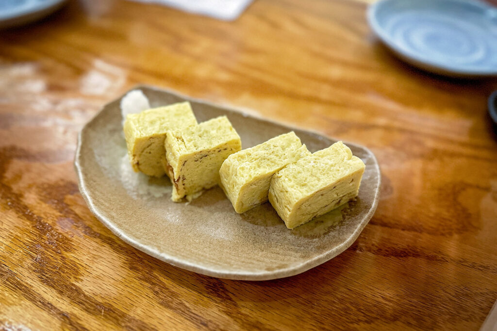 厚焼き玉子（$6.50）